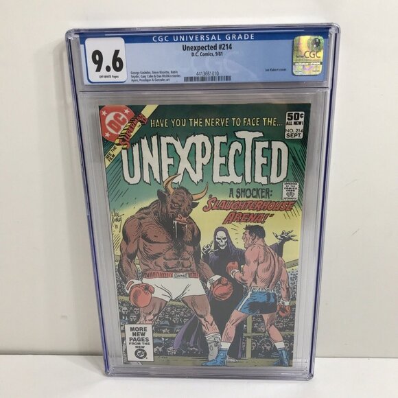 Unexpected 214 CGC 9.6 NM+ DC Comic Bronze Age Horror Joe Kubert Cover - Picture 1 of 6
